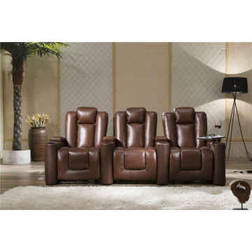 Wohnzimmer Sofa mit modernem echtem Leder Sofa Set (929)